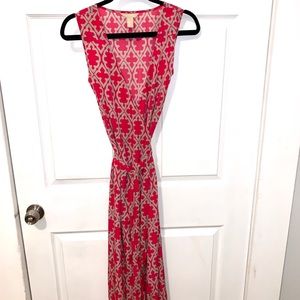 Maxi, Wrap Dress